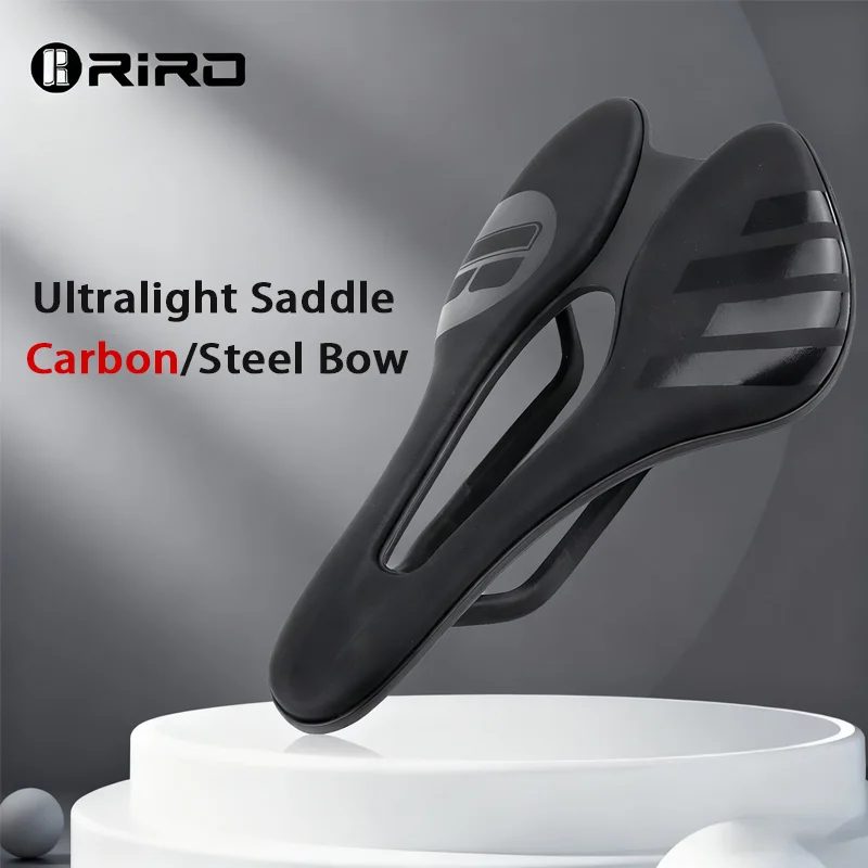 

Велосипедное седло RIRO, углеродное/стальное седло, удобная подушка для велосипедного сиденья с наполнителем из ЭВА, прочное дорожное Mtb велосипедное полое седло, велосипедные детали