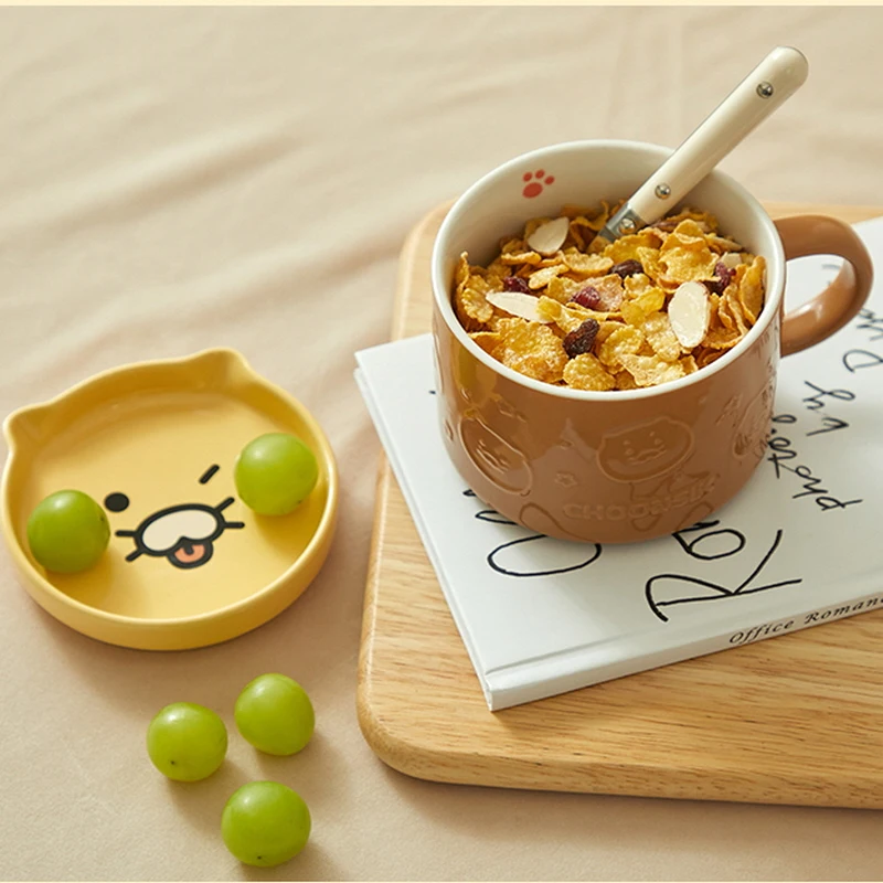 춘식이 시리얼볼 뚜껑 세트 귀여운 그릇