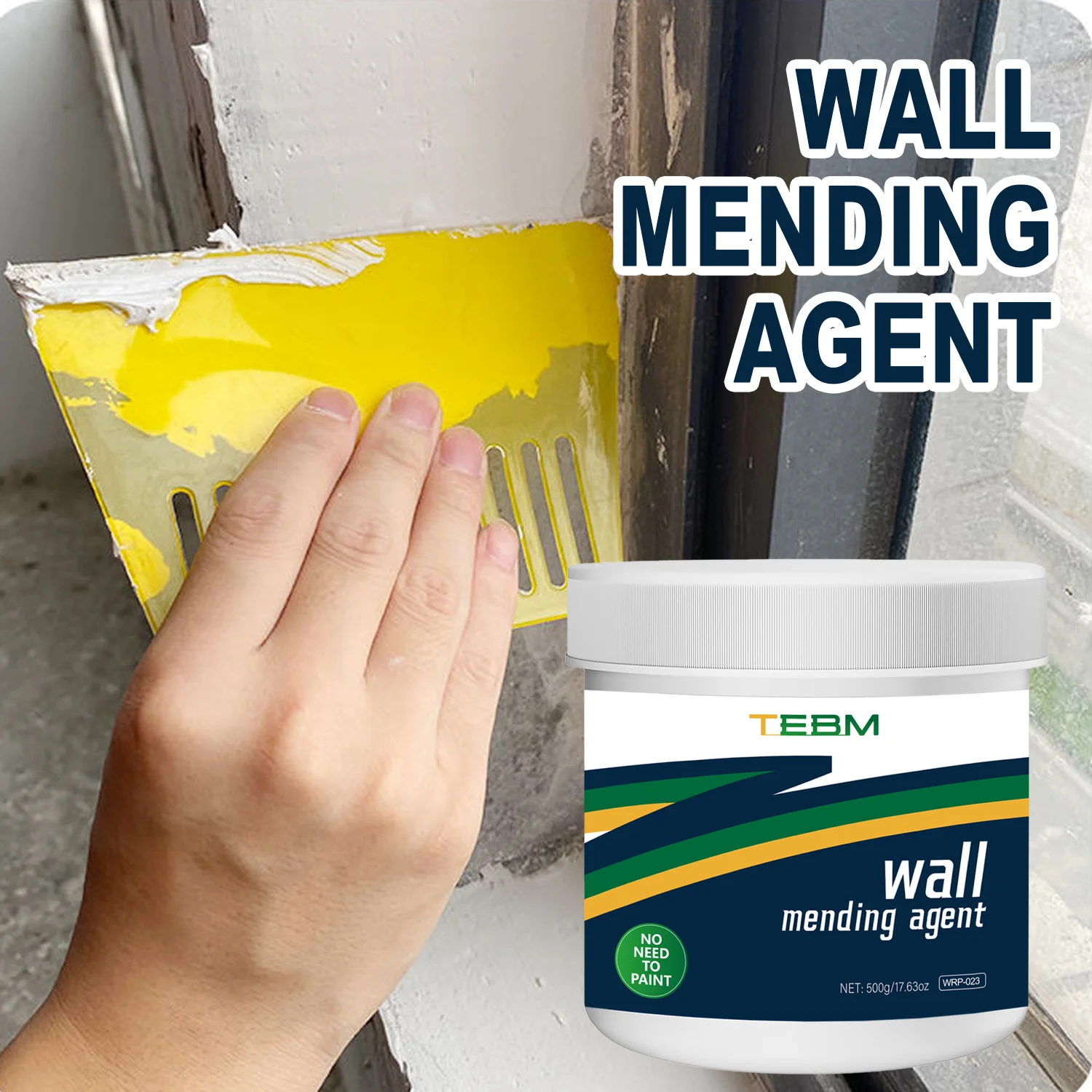 Wall Mending Agent Leak-Trapping Drywall Hole Peeling Gap Repair Paint Valid Mouldproof Quick-Drying Restore Wall Repair Paste