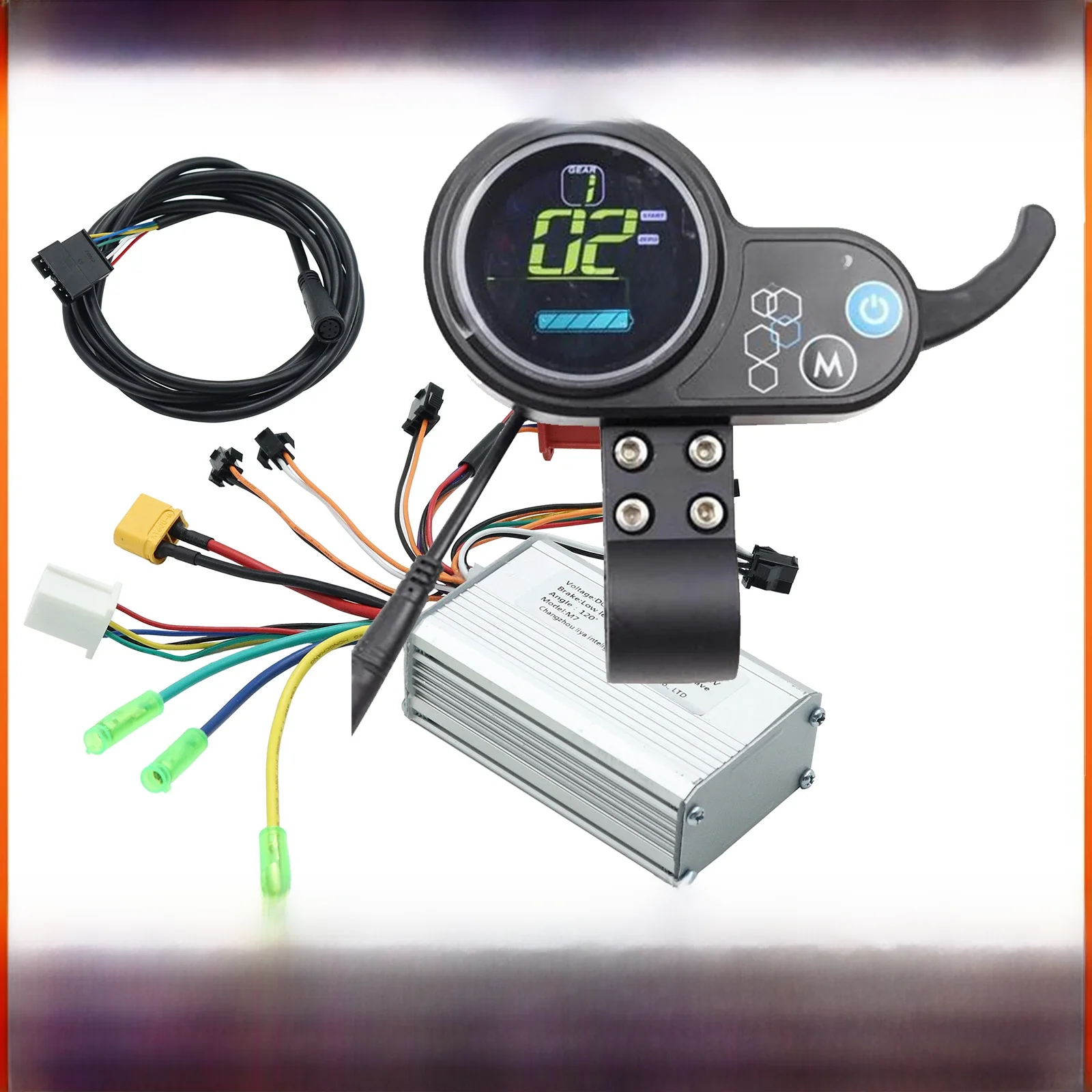 AliExpress NONE LIVIAE 36V 48V LCD Color Screen Instrument Intelligent Brushless Hall Controller For Electric Scooter Bicycle Accessories