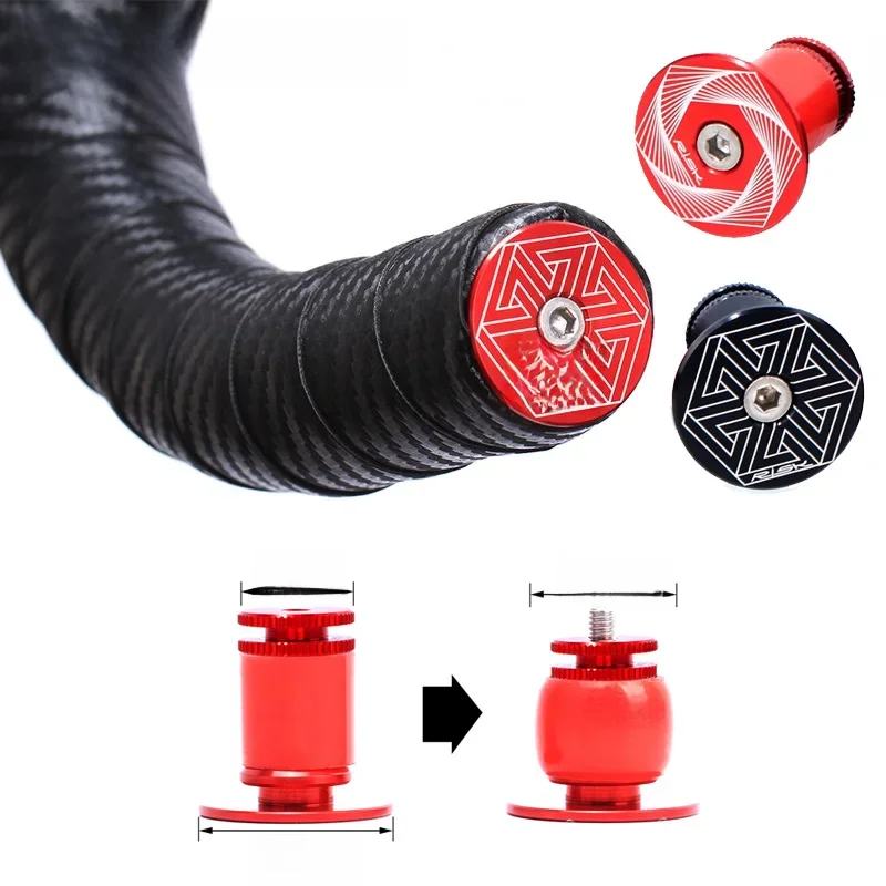 AliExpress RISK Bicycle Grip Handlebar End Cap Aluminium Alloy Lock MTB Mountain Handle Bar Grips End Plugs for Bike Handlebar Accessory