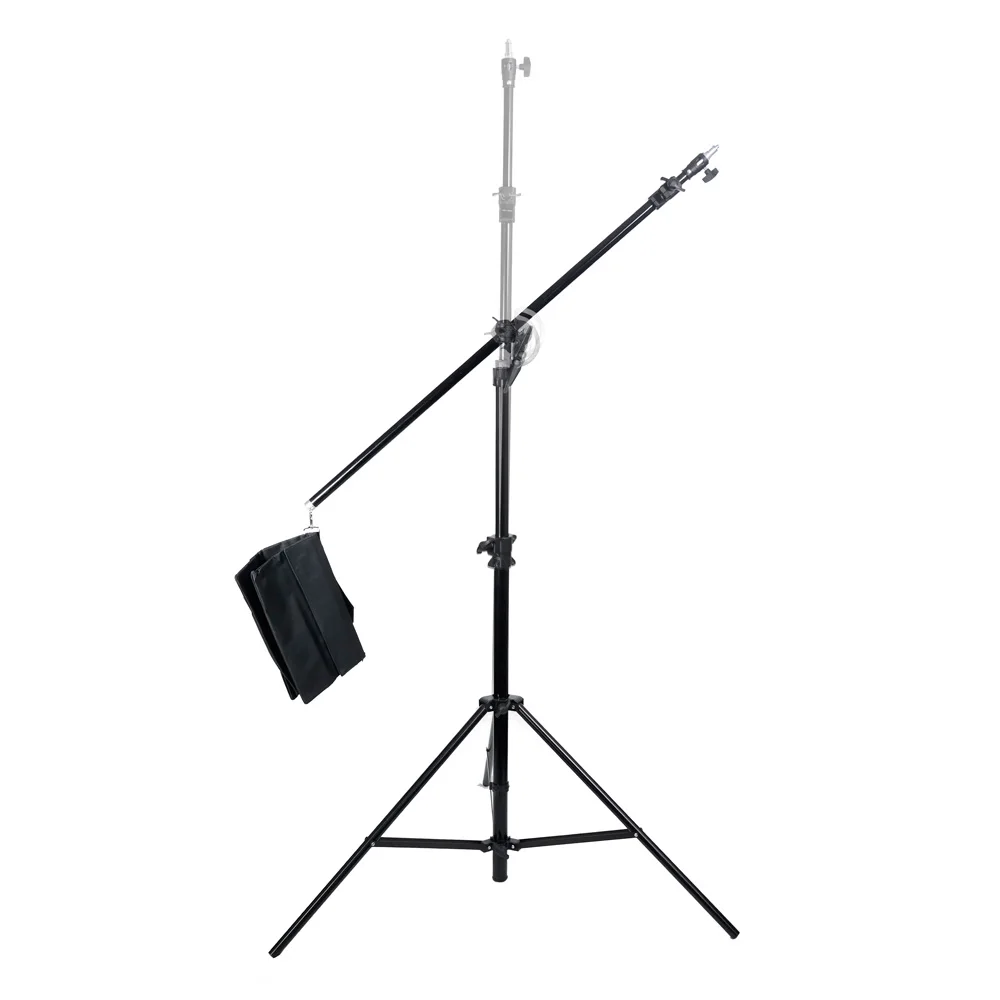 2-in-1 Compact Heavy Duty Reclined Combi Boom Stand