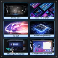 Écran autoradio GPS multimédia Android 16 pour Honda Accord 7 2003 - 2007, lecteur radio voiture Carplay 5G DVD BT 4