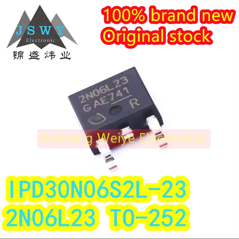 (5/20pieces) IPD30N06S2L-23 Parts Mark 2N06L23 Field Effect MOS Tube 55V 30A TO-252 Brand New Original Electronics