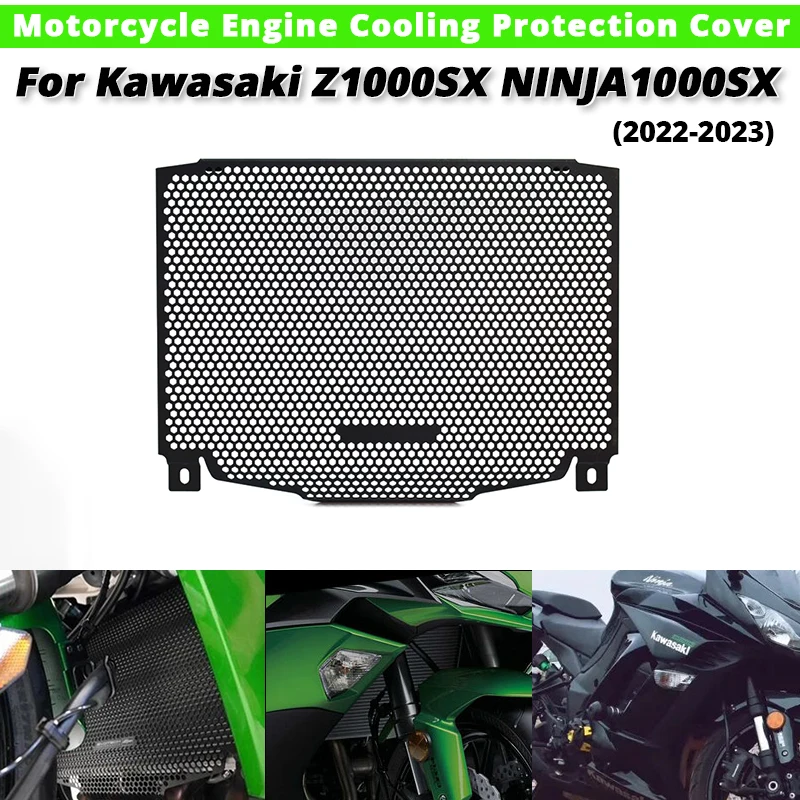 

For Kawasaki Z1000 SX Kawasaki Ninja1000 SX 2022-2023 Motorcycle Rediator Grill Guard Cover Engine Cooling Protection Cover