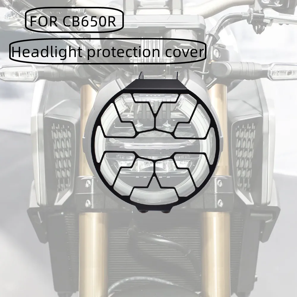 

For HONDA CB 650R CB650R CB 650 R 2018 2019 2020 2021 Motorcycle Headlight Head Light Guard Protector Cover Protection Grill