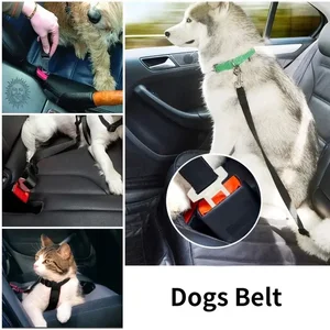 Harm and collage adjustable for cat, car seat belt, pet seat, lead clip, traction, dog travel supplies 8 Main Dog Sales - №6
