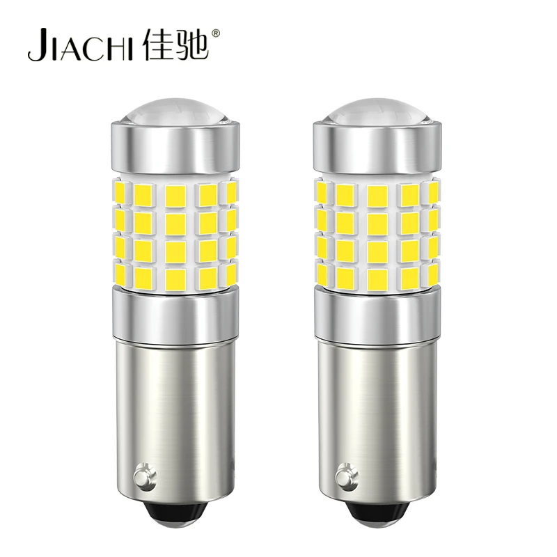 100PCS BA9S LED Bulb T4W H6W BAY9S BAX9S 1516 SMD Super Bright Car Interior Dome Reading Light 12V 24V