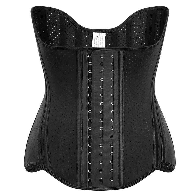 Hot Sale Latex 19 Steel bones  Women Waist Trainer With Three-button Waist Corset Shaper Wear