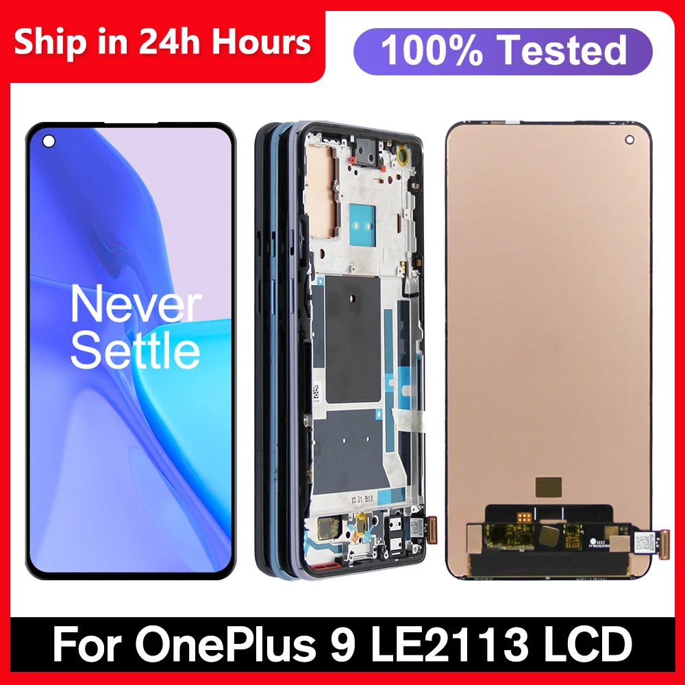 

ЖК-дисплей 6,55 ''AMOLED для OnePlus 9 1 + 9 LE2113 LE2111 LE2110