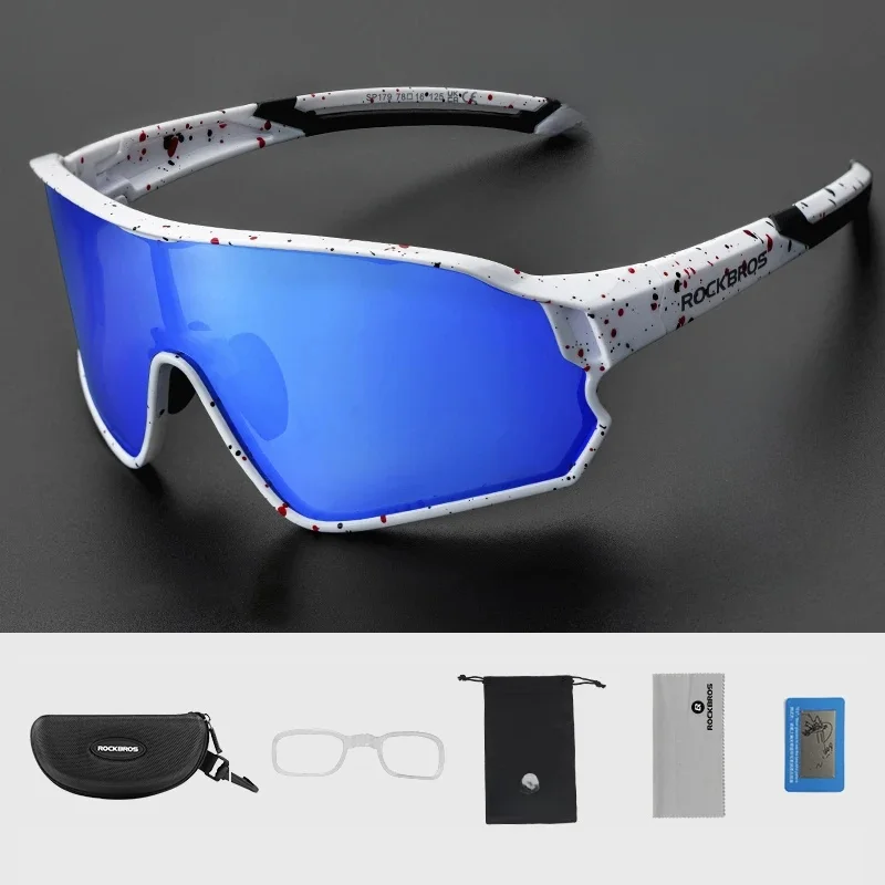 AliExpress ROCKBROS Polarized Bike Glasses Bike Eyewear Sunglasses Outdoor Running Goggles UV400 Sun Protection Large Frame Glasses