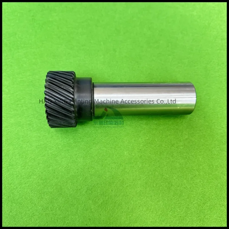 미쓰비시 피니언 샤프트 피니언 샤프트 어셈블리 27 치아 기어 하부 KGW2259 용 오프셋 인쇄 기계 예비 부품 기어 샤프트