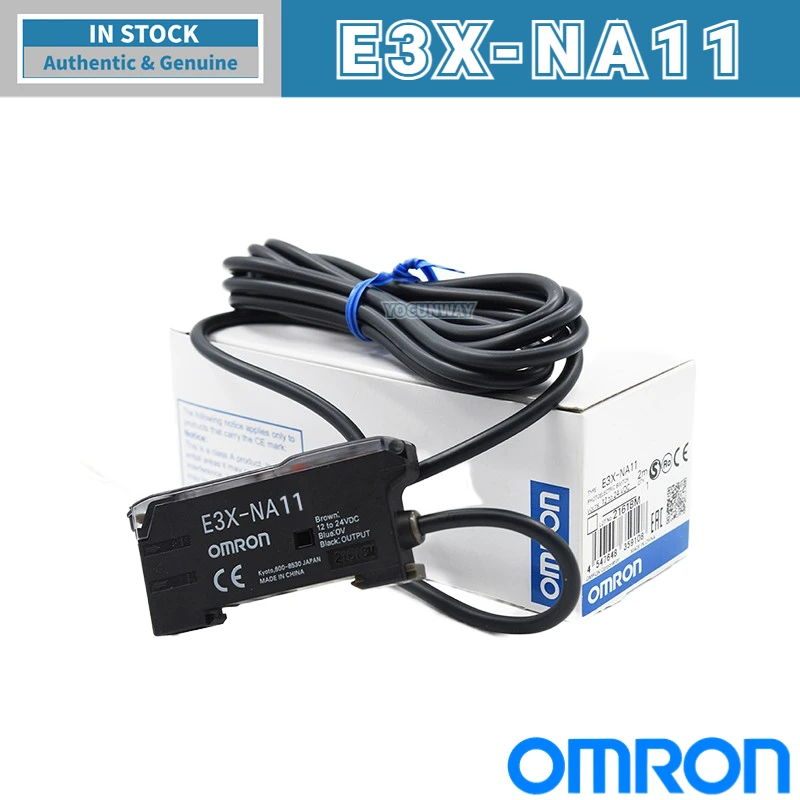 Imagem -04 - Sensor de Fibra Óptica Omron Original Novo Autêntico Japão E3x-na11 Na41 Fa11 Fa41 Ca11 Na11f Na41f Na41v Na14v E3x-na44v