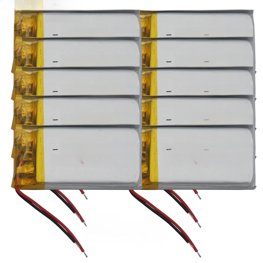 Wholesale  10pcs 3.7V 250mAh 0.925Wh Li Lithium Battery 402035 Cell For Mp3 3D Glasses Headphones Bluetooth Speaker selfie stick