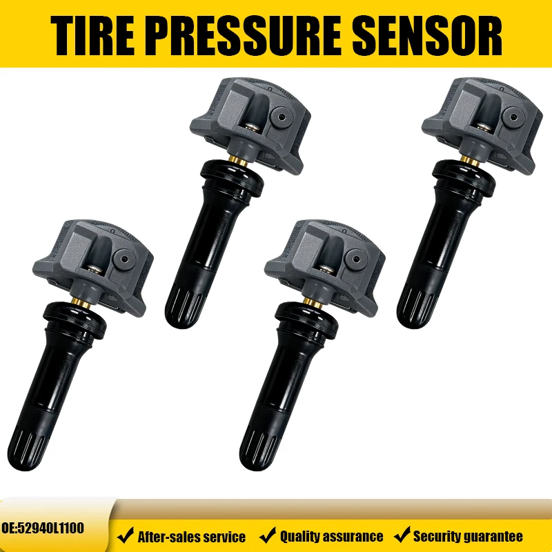 

1/4PCS Tire Pressure Monitoring Sensor TPMS 52940L1100 For KIA Sorento Hyundai Sonata Hybrid Compatible With 52940-L1100 433MHZ