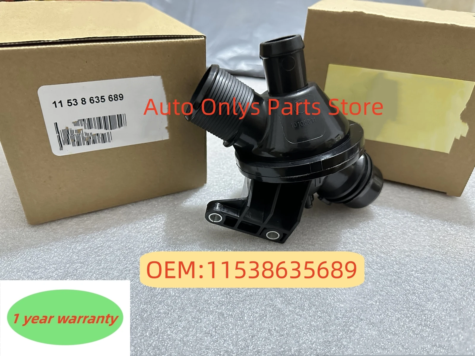 1pc 11538635689 Original New COOLANT THERMOSTAT HOUSING FOR- BMW- F20 F22 F30 3 SERIES F32 F10 X1 X3 F25 X5 E89 Z4 11538648791