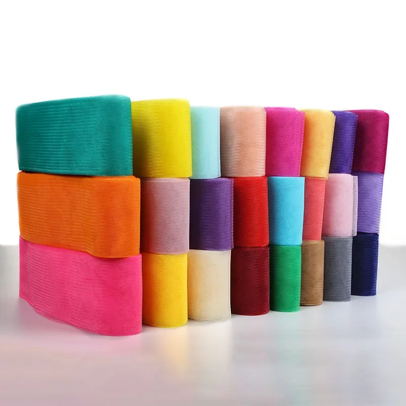 50 Yards weiches Polyester-Rosshaar-Zopf für Polyester-Ausbein-Zubehör, Nähen, Hochzeitskleid, Tanz,