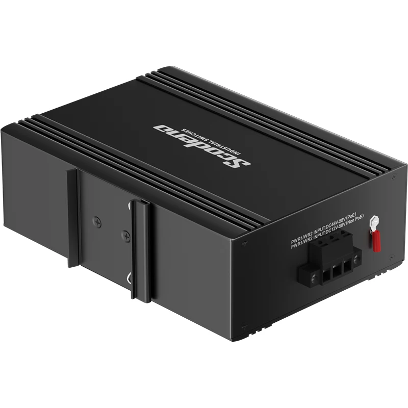 Imagem -03 - Switch Industrial Gigabit Ethernet Scodeno Trilho Din Descontrolado Ip40 16 Portas