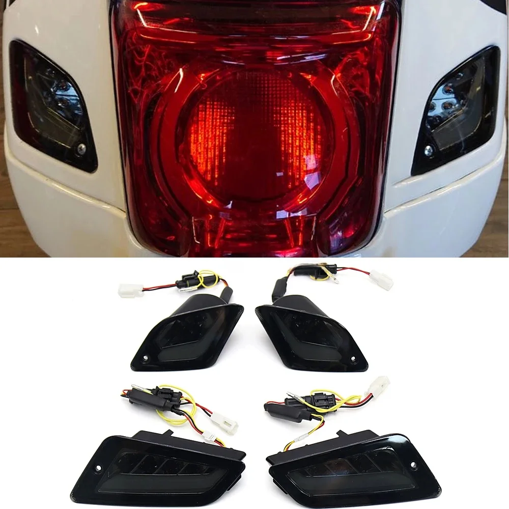 Voor Vespa GTS 300 GTS 300 GTS 250 GTS 150 Lamp Motorfiets LED Richtingaanwijzers Licht Voor & Achter Blinker GTV 250 GTV 300 - afbeelding 2