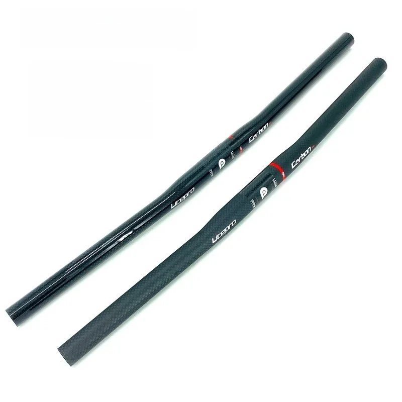 AliExpress NONE Litepro Ultra Light Carbon Fiber Handlebar 25.4mm*  540mm 580mm Horizontal Handlebar Folding Bike Parts