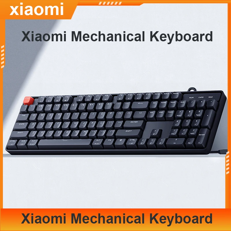 

NEW Xiaomi Mechanical Keyboard TKL 87 Key Bluetooth Wireless 2.4GHZ illuminated 3-mode For Gaming Office,Windows&macOS