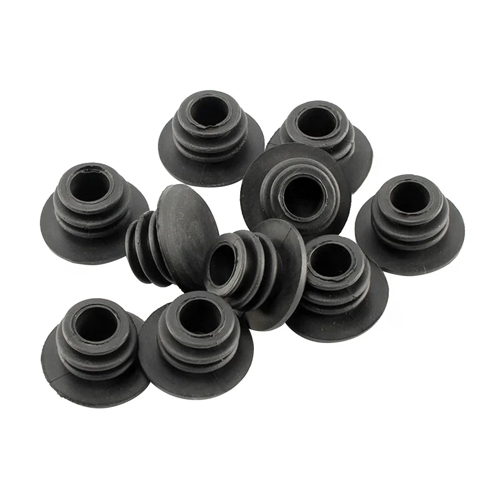 AliExpress 10pcs 22mm Bike Handlebar Bar End Plugs End Caps Mountain Bike Rubber Grips For Road Grip Mountain BMX MTB Grips (Black)