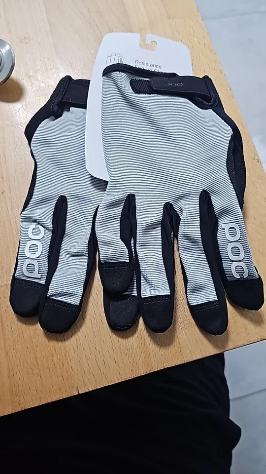 p0c 15 colour dh mx bike long finger all-season model wearable and comfortable riding gloves universal photo review