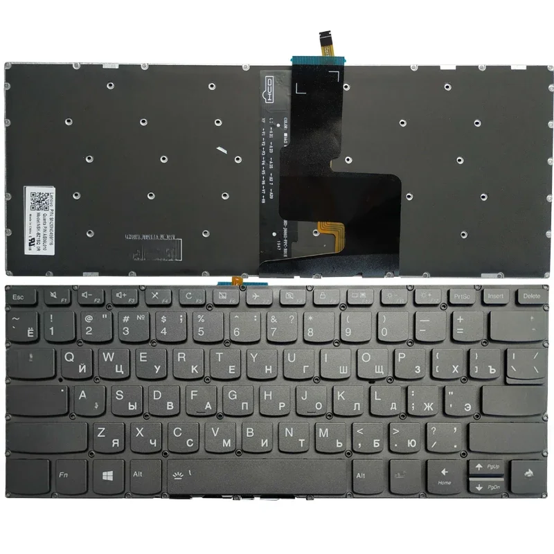 Rosyjska/amerykańska/brytyjska/hiszpańska klawiatura do laptopa Lenovo IdeaPad 330S-14 330S-14IKB 330S-14AST S340-14 S340-14IWL S340-14API S340-14IIL — zdjęcie 2