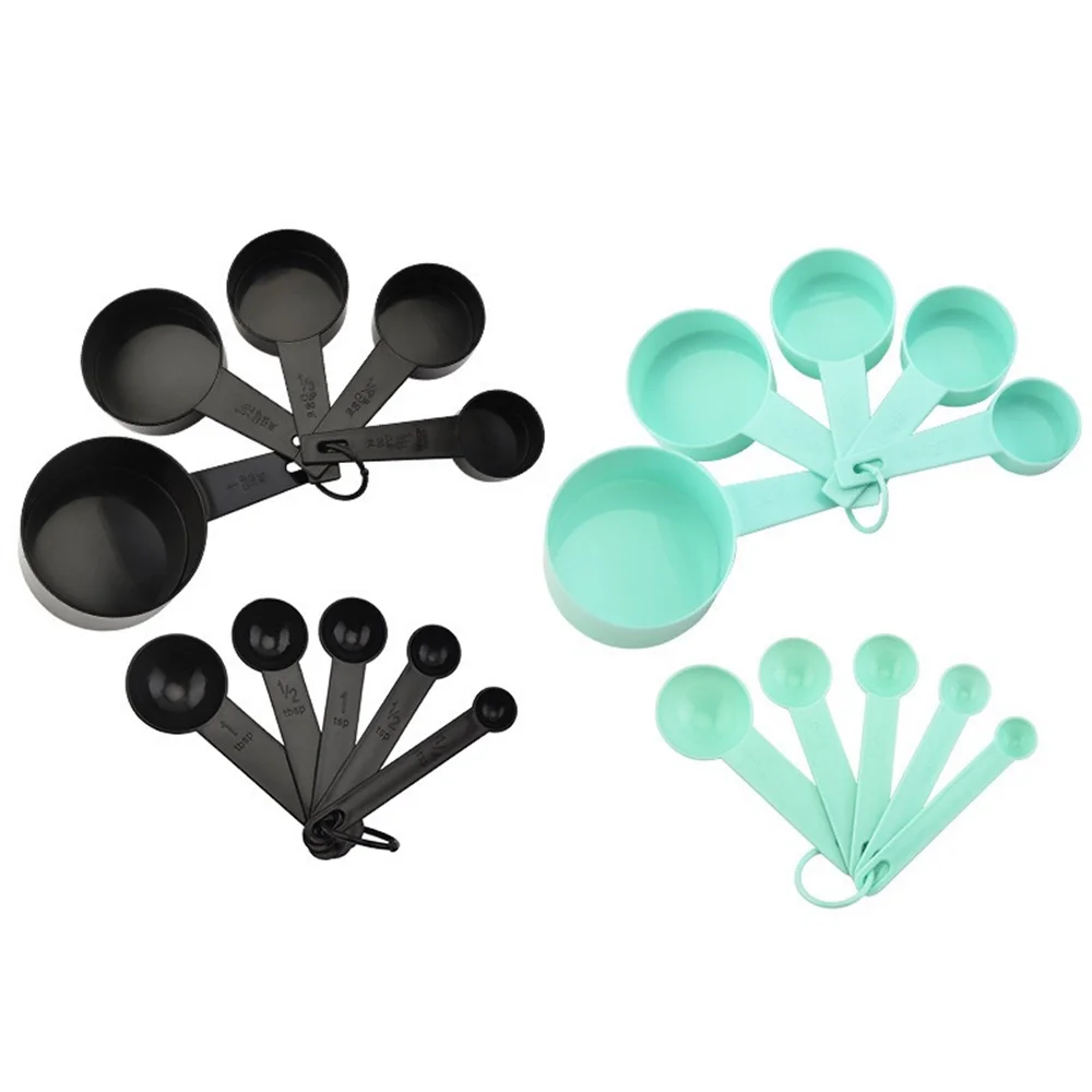 10-Piece Baking Measuring Cup and Spoon Set, Kitchen Measuring Spoon, Gram Spoon, Measuring Spoon, Plastic Spoon