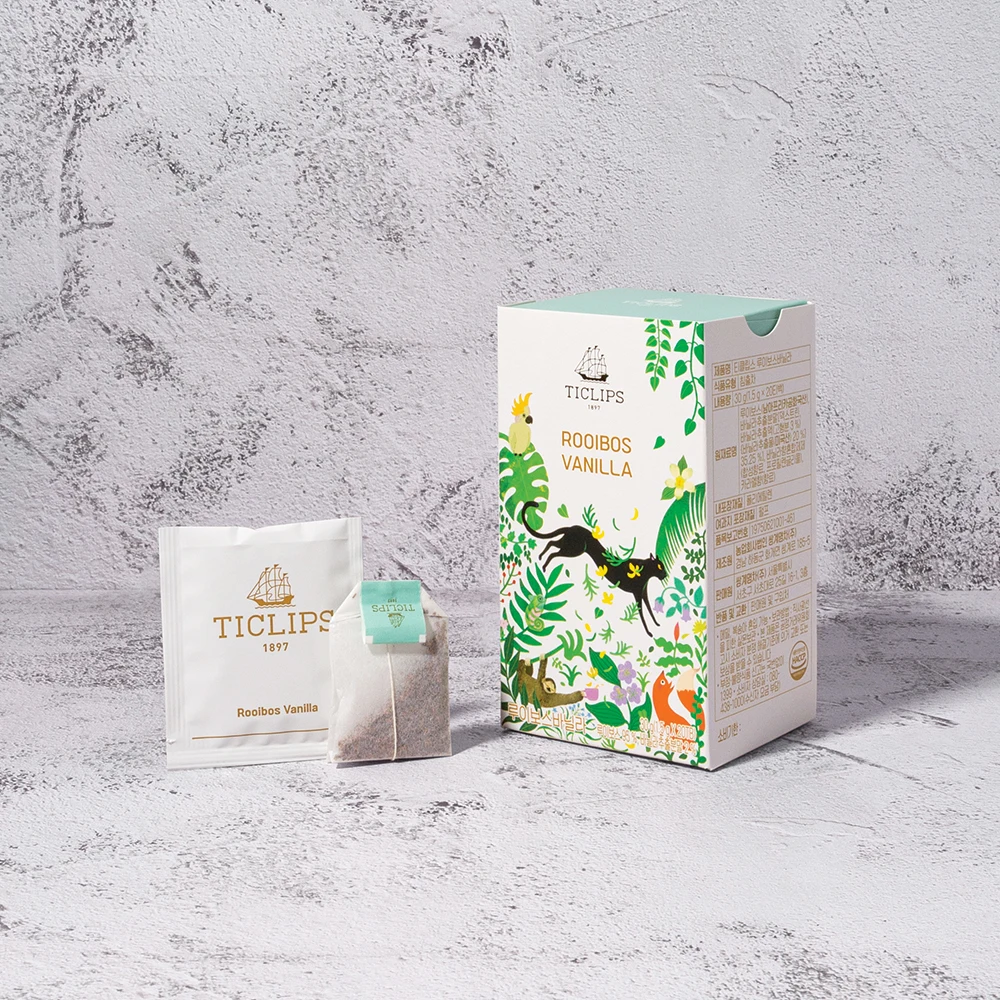 쌍계명차 프리미엄 티클립스 20티백 루이보스 바닐라