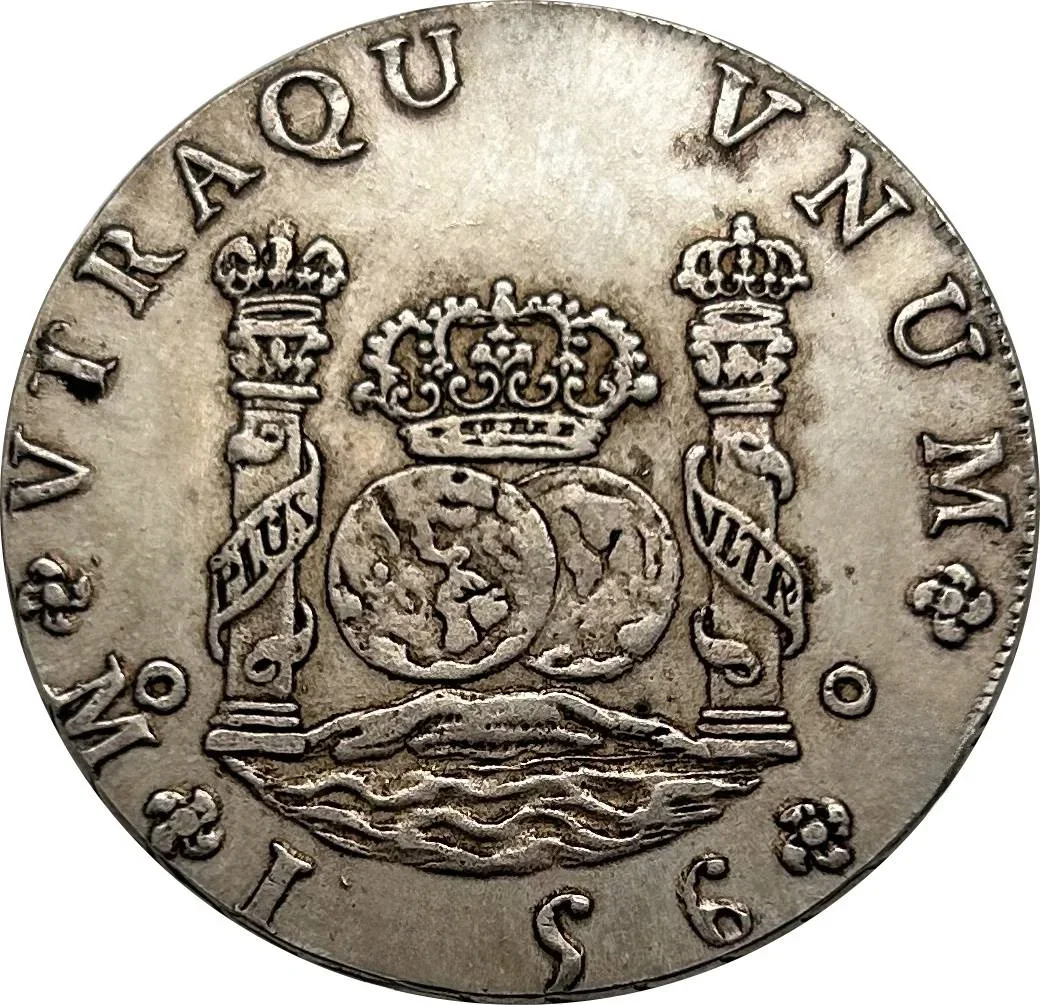1756 8 MM Mexique Coin Reales - Fernando VI Coins de copie d'objets de collection en argent plaqué cupronickel