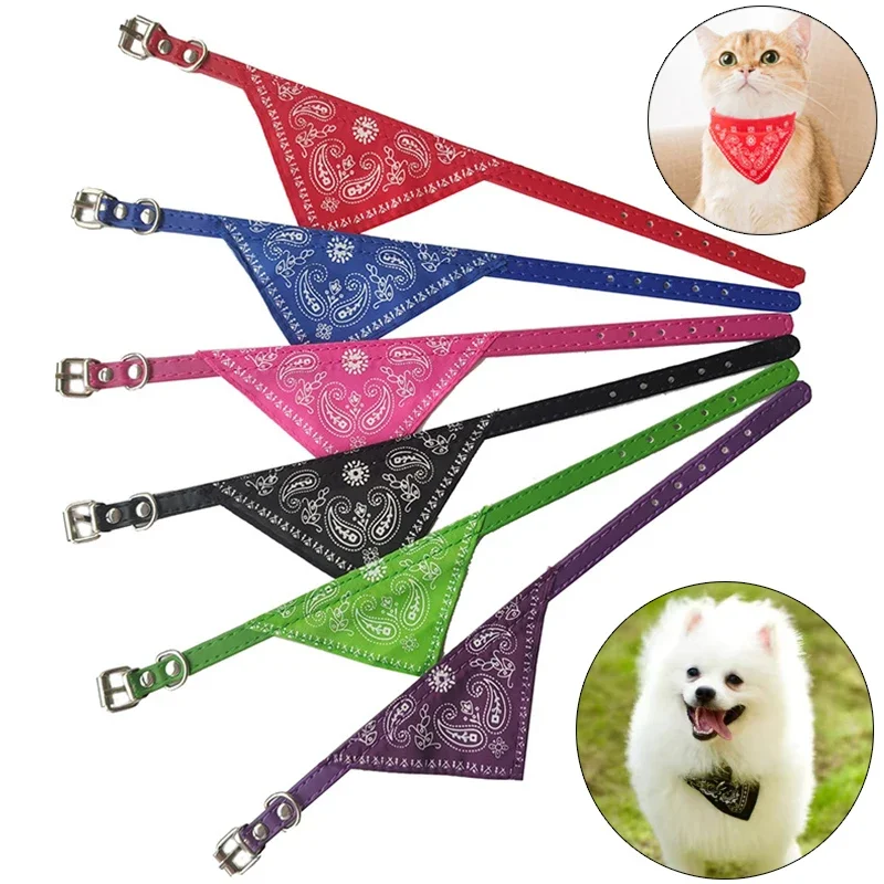 Collier Triangle pour chien et chat, écharpe pour petits et moyens chiens, imprimé ethnique, Bandanas pour animaux de compagnie, Yorkshire Gotas mascotas, produits de toilettage, moins chers