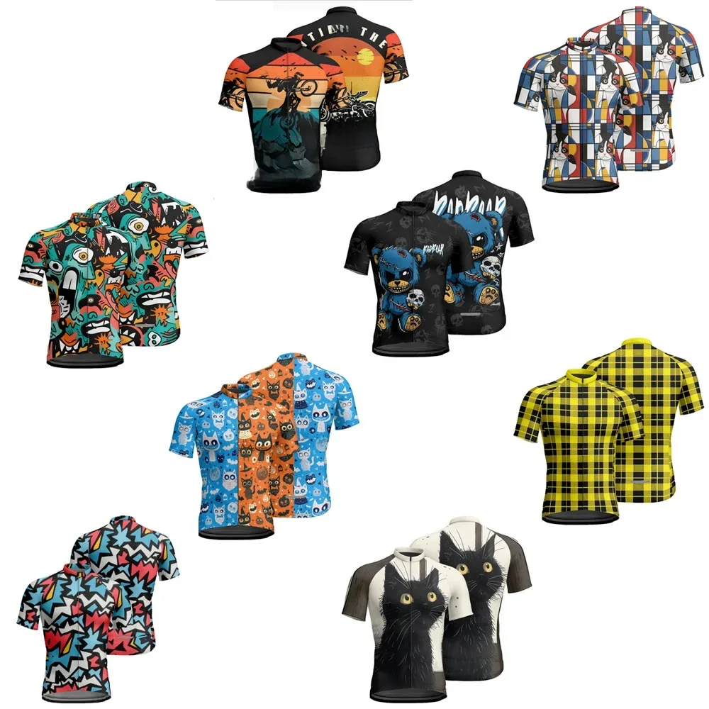 AliExpress AUDAX Original personalized cycling jersey, quick drying sweat wicking bicycle top, mountain bike jersey, road bike jersey 09