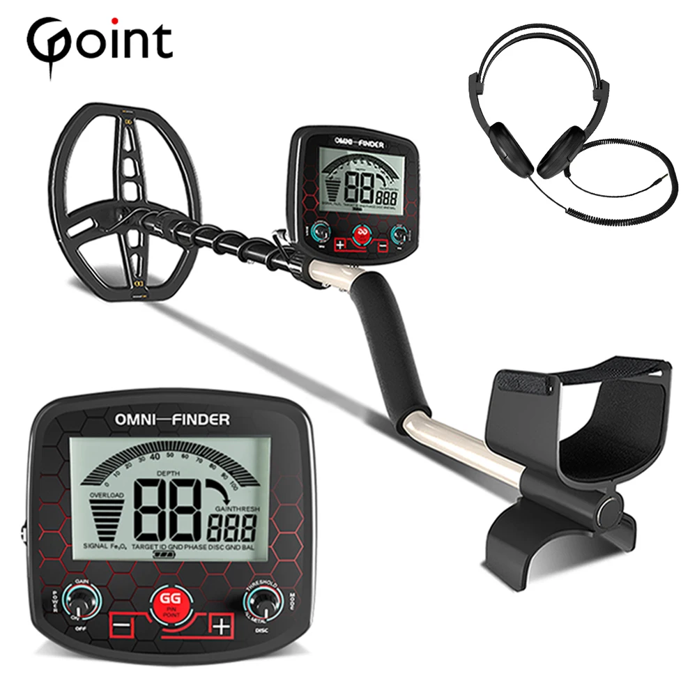 Metal Detector sotterraneo T-850 ricerca bobina impermeabile professionale cercatore d'oro cacciatore di tesori Display LCD alta sensibilità