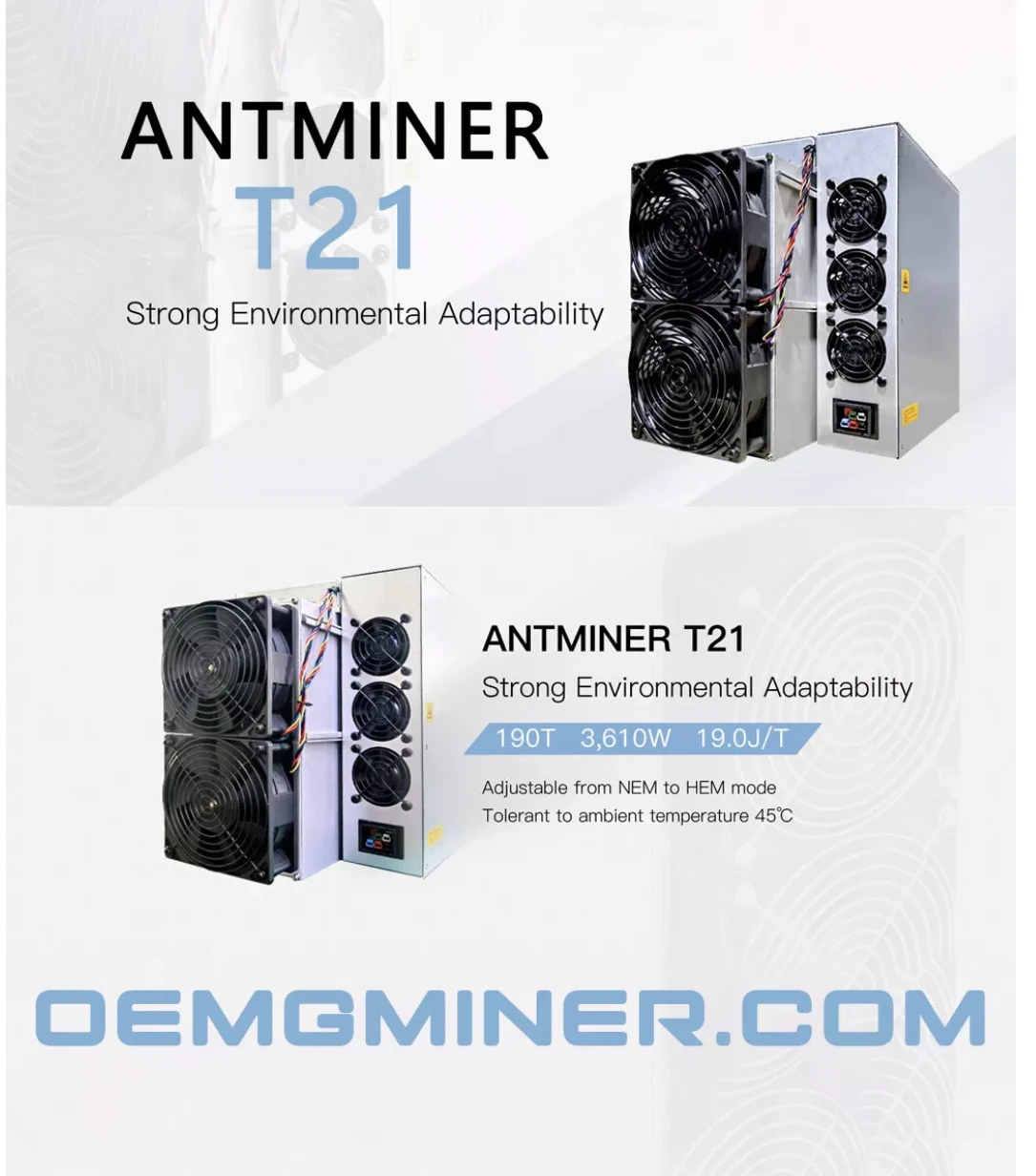 

Купите 3 получите 2 бесплатно Bitmain Antminer S21 200T 3500 Вт для биткойнов, асик-Майнер