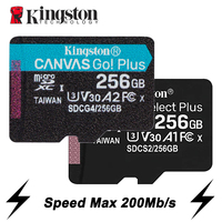 Kingston Memory Card Up To 200MB/S Micro SD TF 64GB 256GB 128GB 512GB 1TB Reading Speed Class 10 U1 V30 A1 Flash for Electronic
