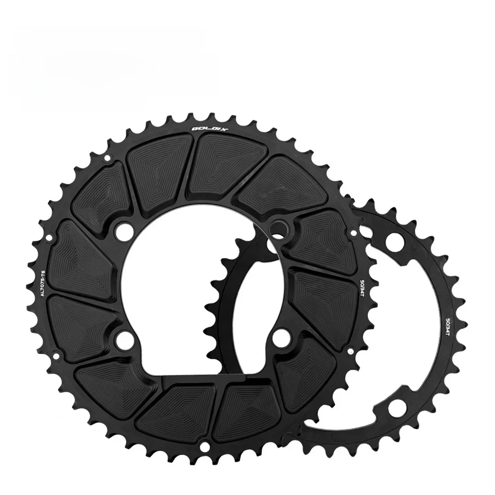 AliExpress GOLDIX 110BCD 2X Double Chainring AERO Sprocket for SHIAMNO DURA-ACE R9200 ULTEGRA R8100 105 R7100 11S 12S 4 BOLT Chainring