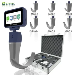 Anesthesia Video Laryngoscope Suitcase includes 3.2