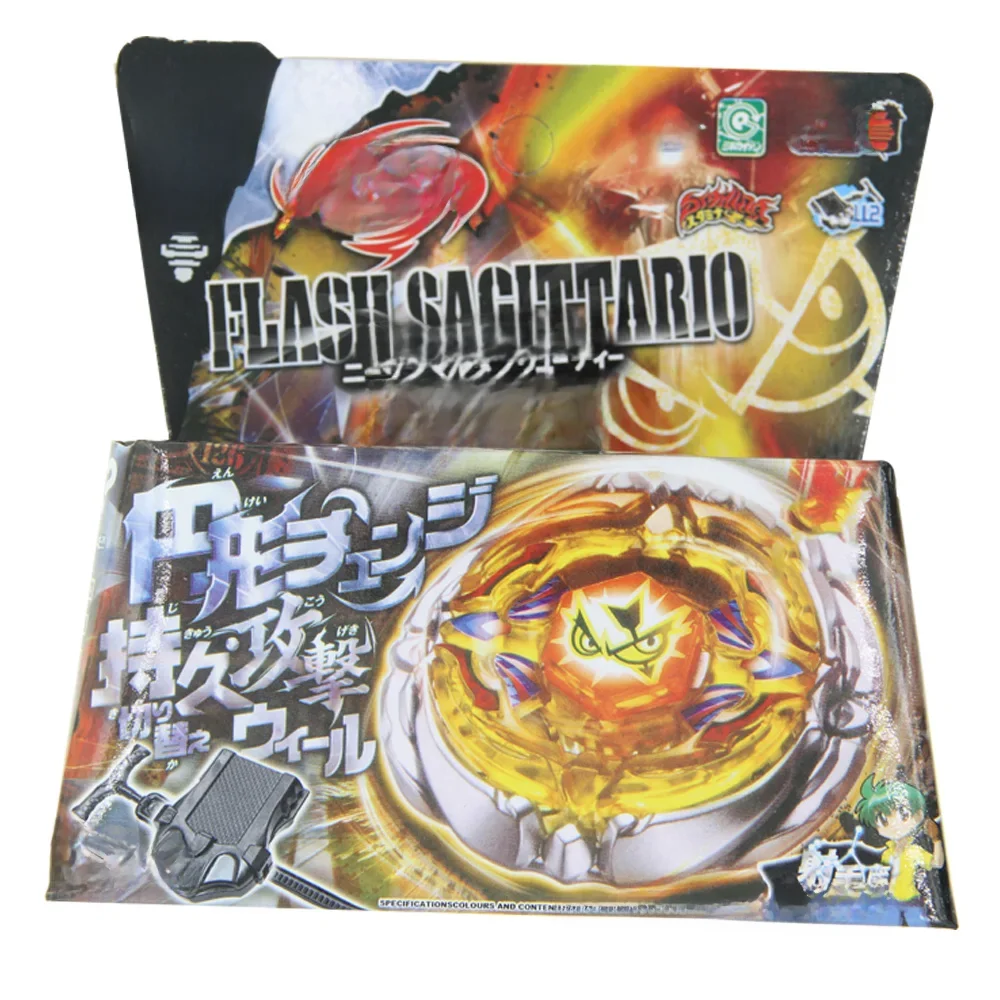 SPINNING TOP Metal Fusion Masters Flash Sagittario 230WD métal BB-126-ensemble de démarrage avec lanceur jouets pour enfants