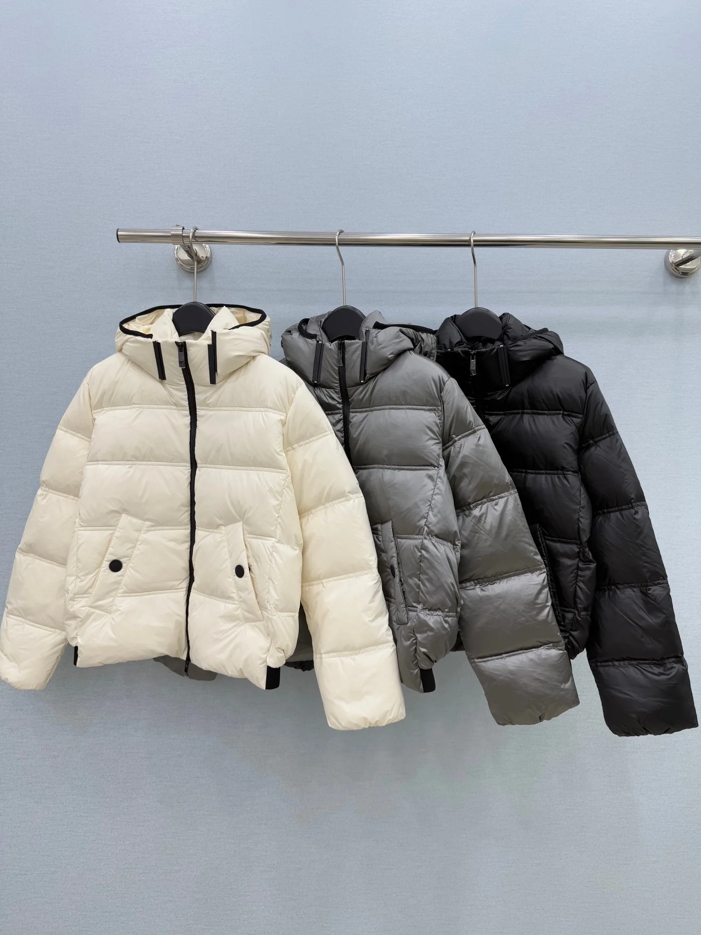 2026 Women Winter Hooded Short Loose Warm Coat ZX5733