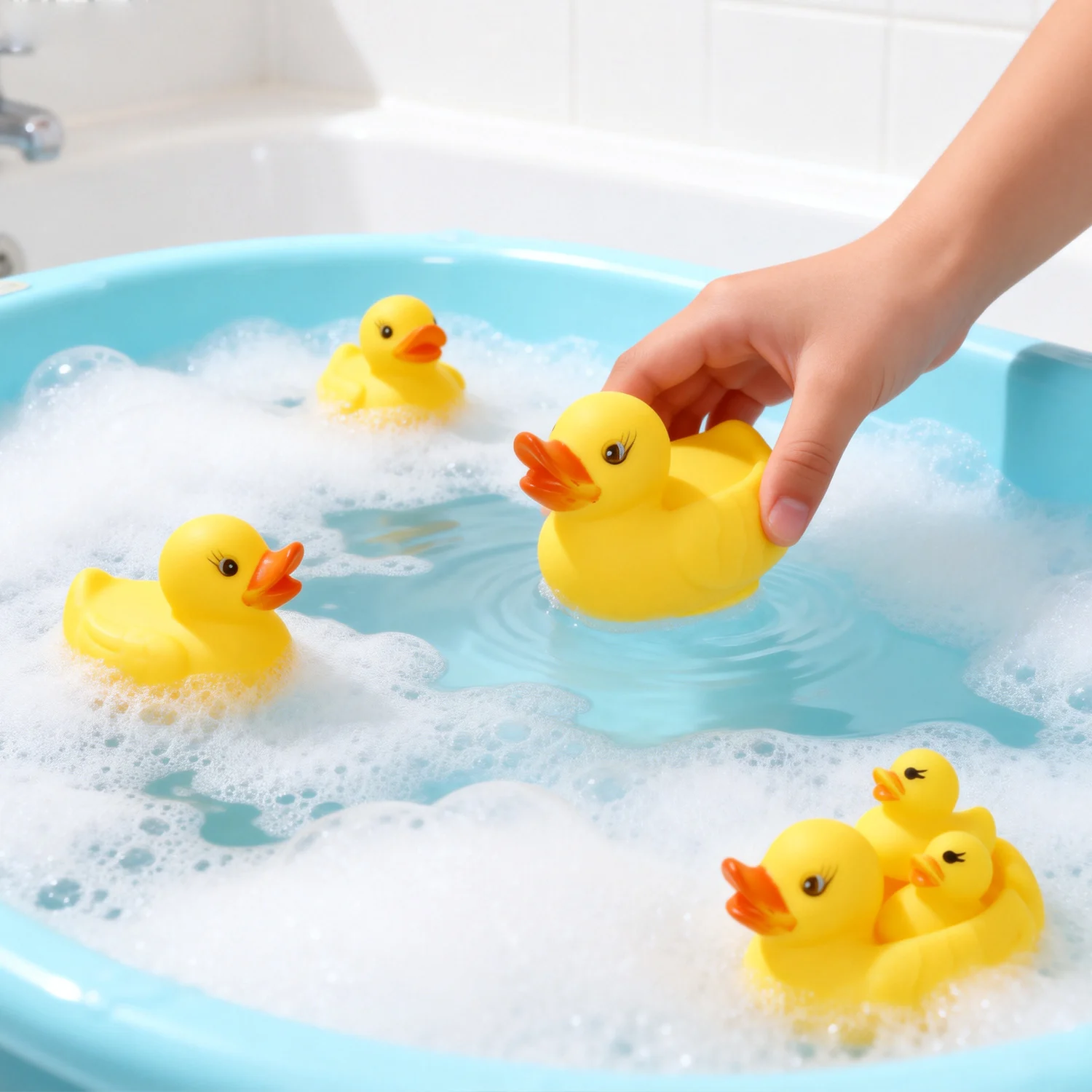 4 Uds. De juguetes de pato de  - Kids Toys Yellow reseña y precio