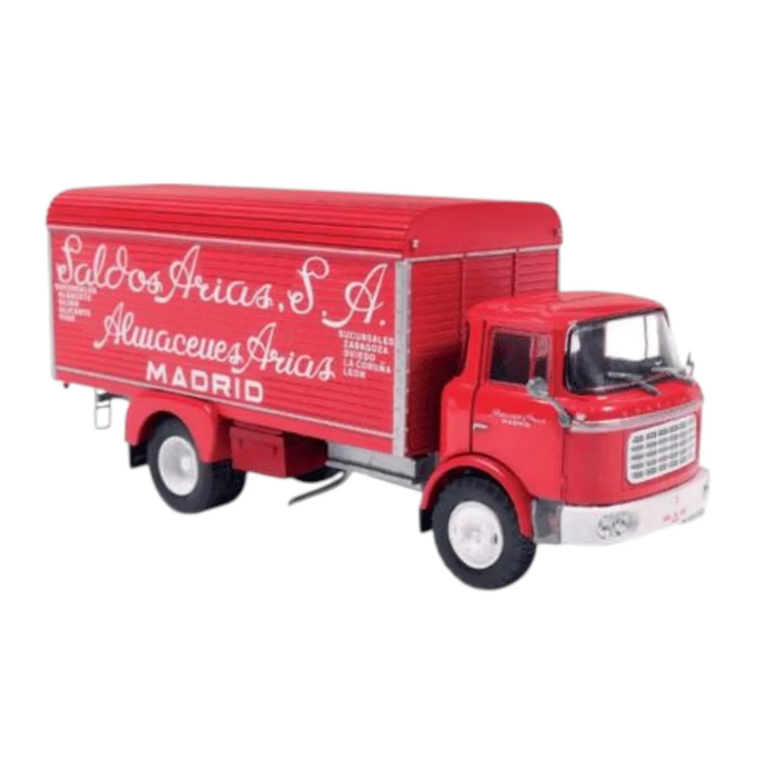 Salvat, Barreiros Tt 90. 21 1959 Ce009 Camion classique, premier modèle civil avec transmission intégrale permanente et capacités tout-terrain, fabriqué en série en Espagne, échelle 1:43, miniature en métal moulé sous pression, nouvelle collection de camions espagnols, sans fascicule, emballage blister d'origine