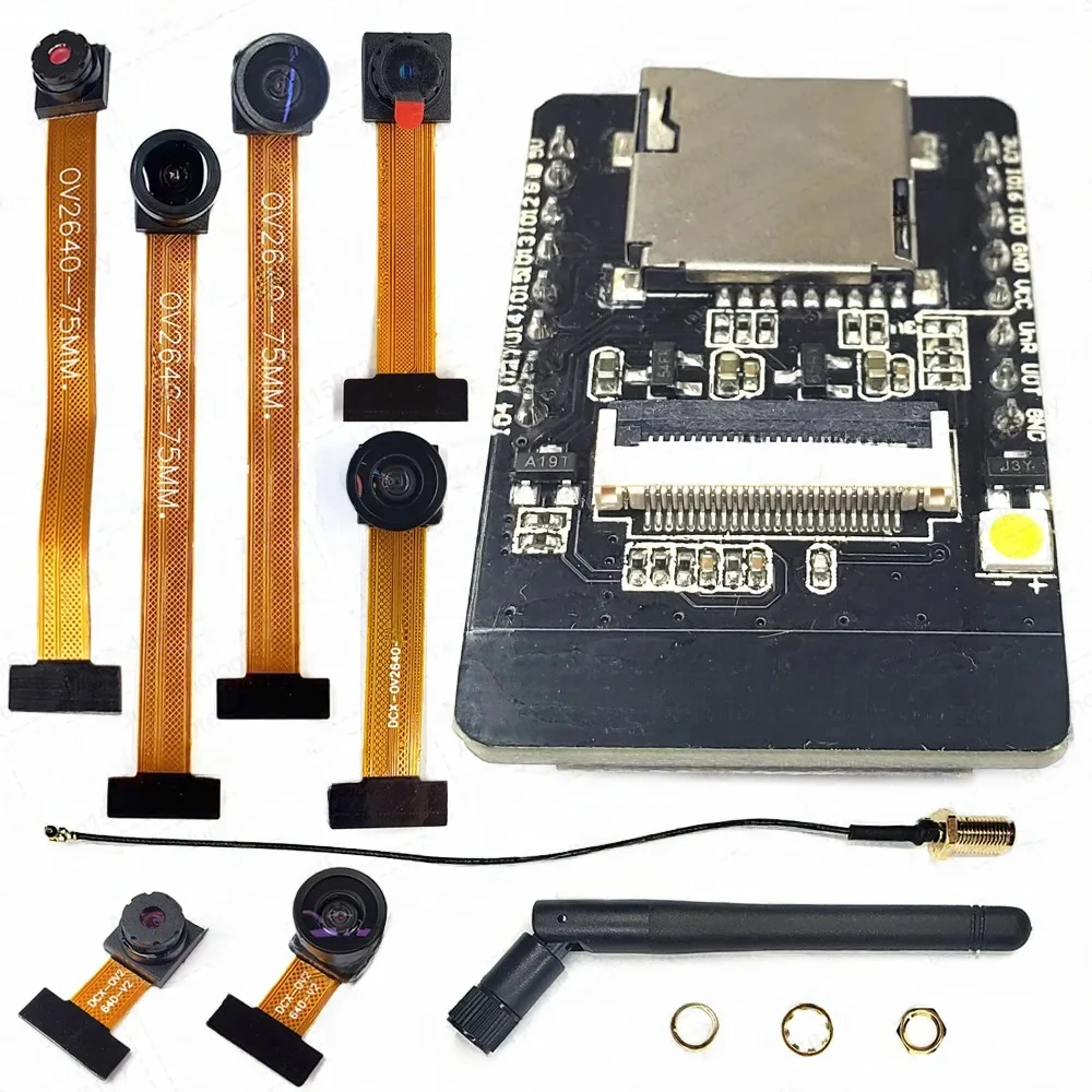 Oryginalna kamera Ai ESP32 z modułem kamery OV2640 8MB PSRAM 2.4G WIFI 66 120 160 stopni 650nm 850nm Night Vision 2MP 24Pin — zdjęcie 2