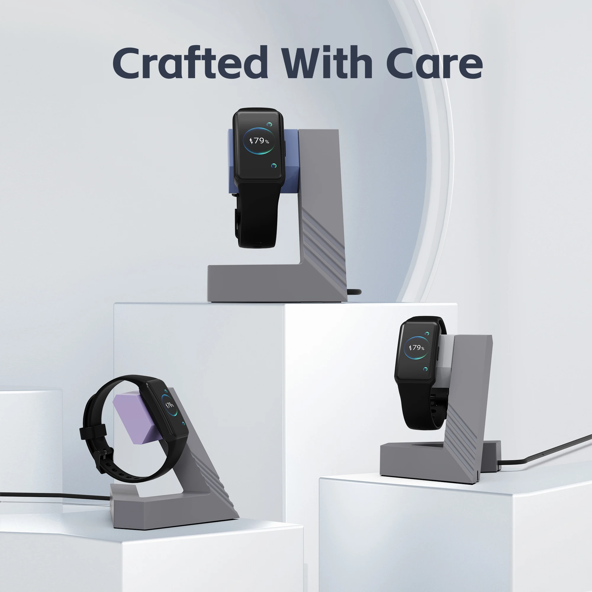 SIKAI Watch Charger Stand For Huawei Band series 9 8 7 6 Charger Holder Charging Dock Station For honor band 6 7 8 9