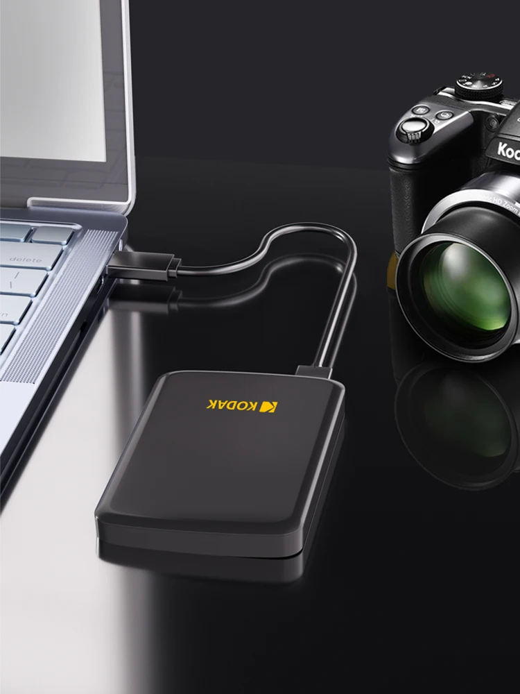 Przenośny zewnętrzny dysk twardy Kodak P150 500GB 1T USB3.0 Lekki dysk PHDD do komputerów PC, tabletów, PS5, XBOX, laptopów i komputerów stacjonarnych — zdjęcie produktu 7