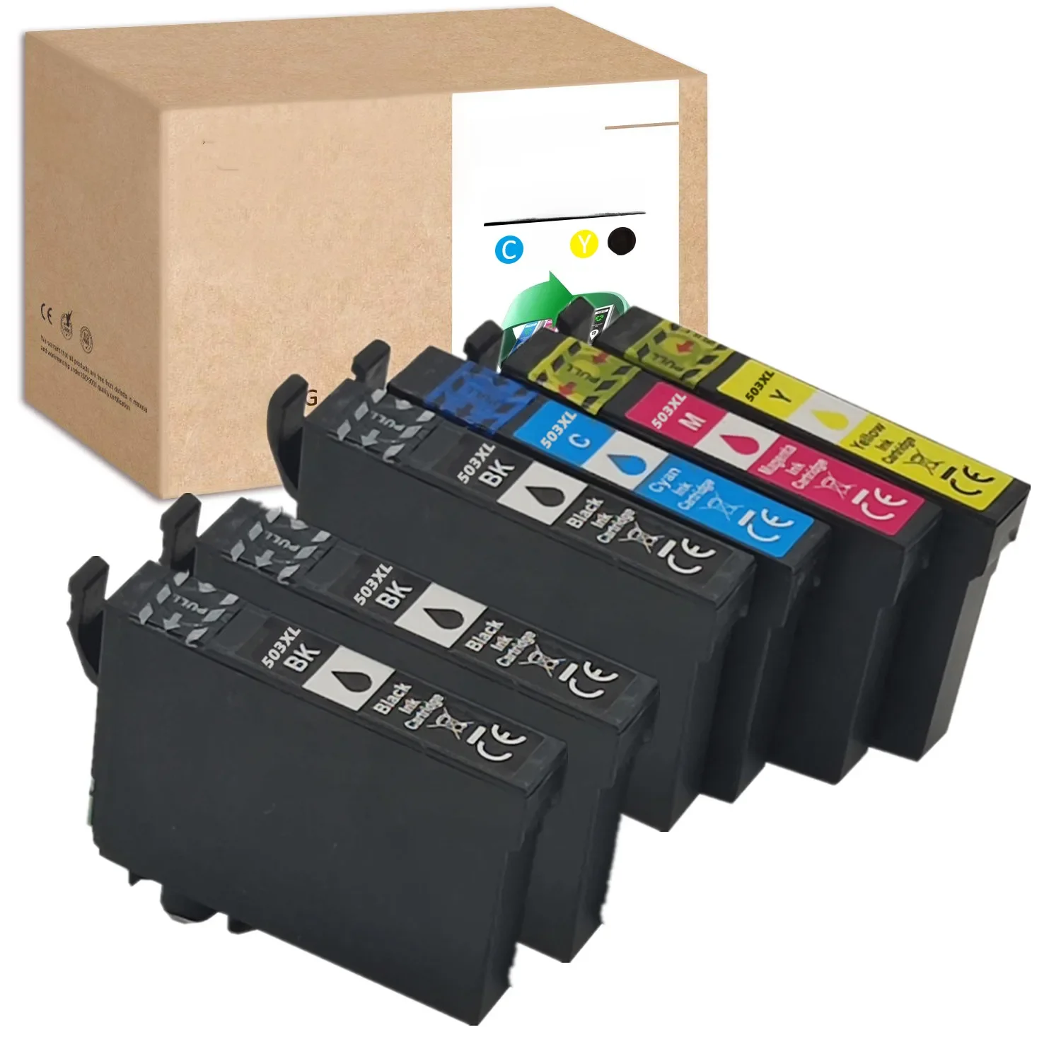 Pour Epson 503XL 503 XL T503 Cartouche D'encre Compatible pour Epson XP-5200 XP-5205 WF-2960DWF WF-2965DWF Imprimante T503XL