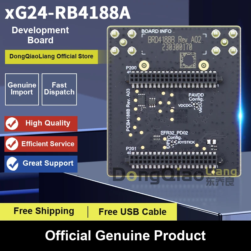 Genuine Original XG24-RB4188A Antenna Diversity Radio Board EFR32xG24 IoT