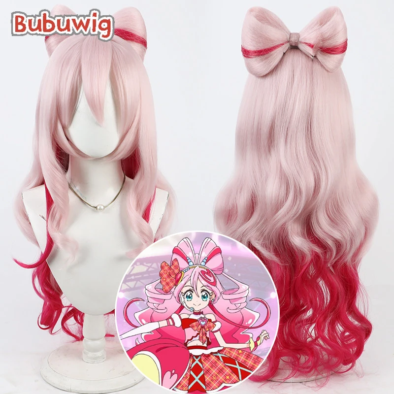 parrucche-sintetiche-bubuwig-sakura-uta-per-cosplay-futari-wa-pretty-cure-idol-sakura-uta-80-cm-rosa-misto-resistenti-al-calore