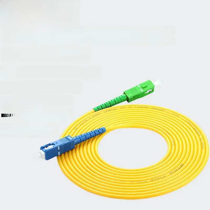 ONTi 1-10szt SC APC do SC UPC Simplex 2.0mm PVC Single Mode Patch Cable jumper fiber patch cord fibra optica — zdjęcie produktu 6