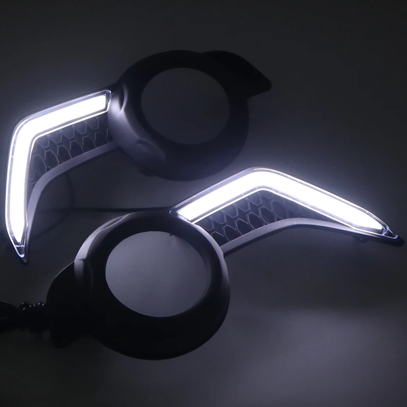 For Toyota 4Runner 2014-2023 Car Accessories LED Lights Spot Driving Lamp DRL Pair Fog Light Daytime Running Light DRL 1 Set